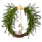 24" Holiday Christmas Pine And Hanging Bells Wreath